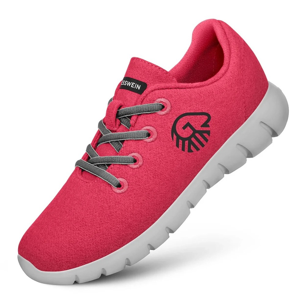 Giesswein Merino Runners Women Sz 40 EU 9 US Ruby-360 (Hot Pink)
